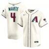 Ketel Marte Arizona Diamondbacks Nike Home Limited Player Jersey - Cream - Front View