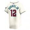 Lourdes Gurriel Jr. Arizona Diamondbacks Nike Home Limited Player Jersey - Cream - Detail View