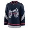 Columbus Blue Jackets Fashion7 2025 NHL Stadium Series Premium Jersey - Navy - Side View