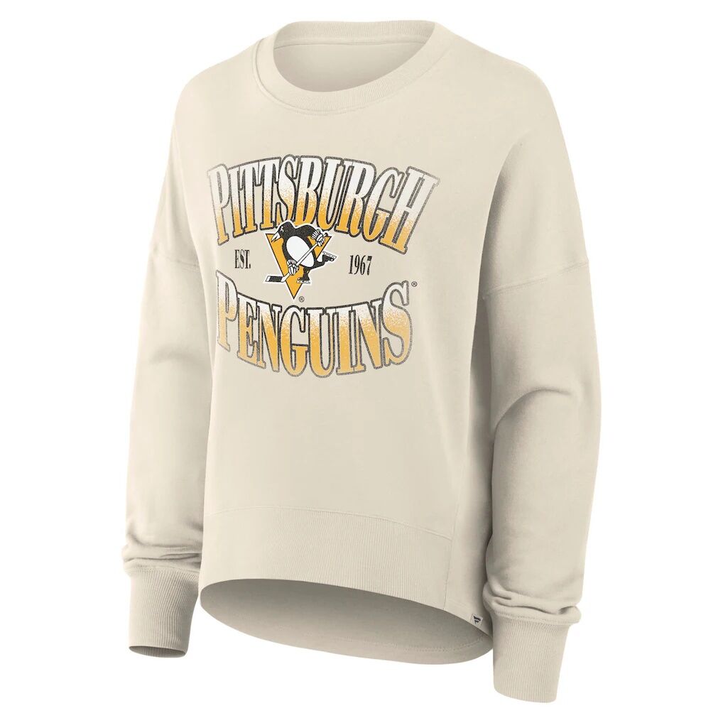 Pittsburgh Penguins Fashion7 Women's Oversized Slice Pullover Sweatshirt