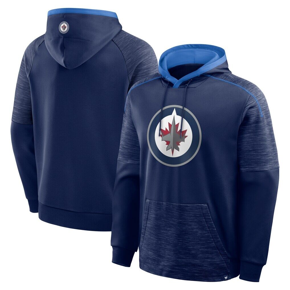 Winnipeg Jets Fashion7 Goaltender Defender Raglan Pullover Hoodie