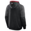 Ottawa Senators Fashion7 Goaltender Defender Raglan Pullover Hoodie - Black - Alt2