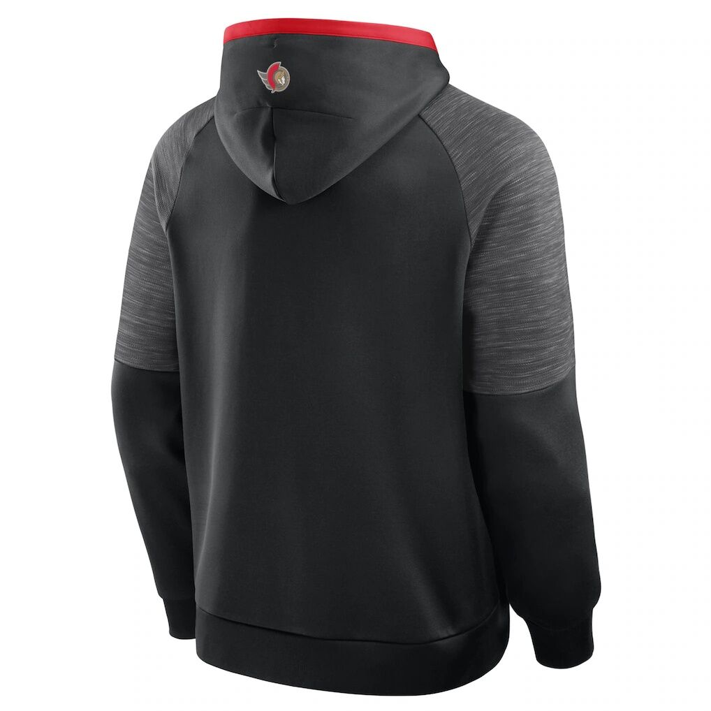 Ottawa Senators Fashion7 Goaltender Defender Raglan Pullover Hoodie
