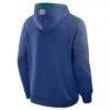 Vancouver Canucks Fashion7 Goaltender Defender Raglan Pullover Hoodie - Blue - Alt2