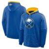 Buffalo Sabres Fanatics Goaltender Defender Raglan Pullover Hoodie - - Front View