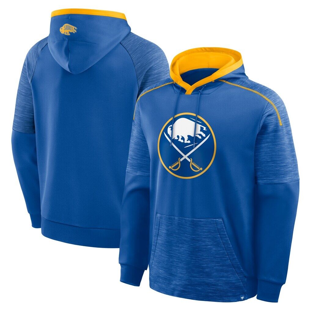 Buffalo Sabres Fanatics Goaltender Defender Raglan Pullover Hoodie – Royal