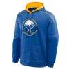 Buffalo Sabres Fanatics Goaltender Defender Raglan Pullover Hoodie - - Side View