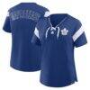 Toronto Maple Leafs Fashion7 Women's Offside Athena T-Shirt - Blue - Front View
