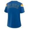 St. Louis Blues Fashion7 Women's Offside Athena T-Shirt - Blue - Detail View