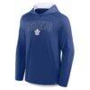 Toronto Maple Leafs Fashion7 Penalty Shot Long Sleeve Hooded T-Shirt - Blue - Side View