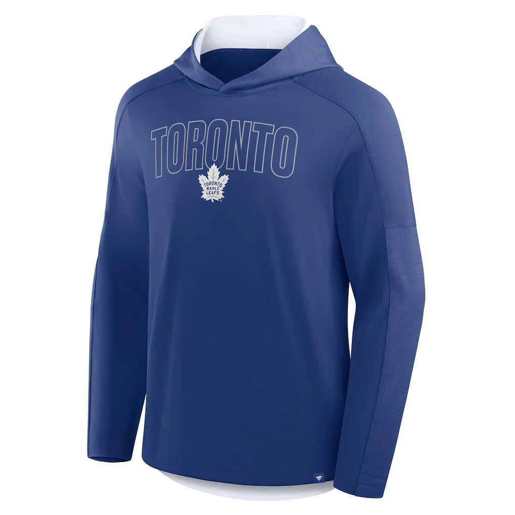 Toronto Maple Leafs Fashion7 Penalty Shot Long Sleeve Hooded T-Shirt