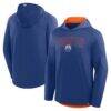 Edmonton Oilers Fashion7 Penalty Shot Long Sleeve Hooded T-Shirt - - Front View