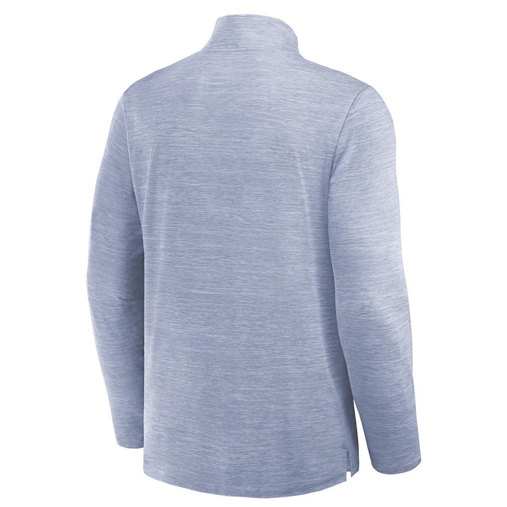 Nashville Predators Fashion7 Clutch Boarding Poly Quarter-Zip Pullover - Heather Blue
