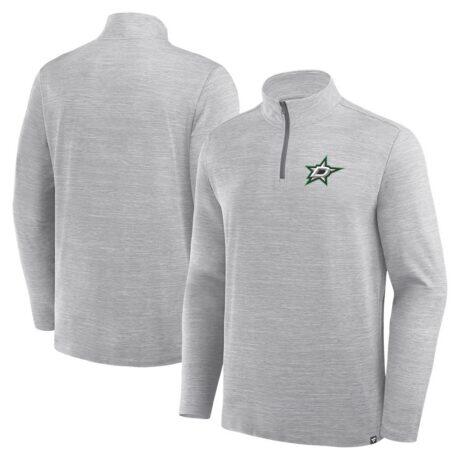 Dallas Stars Fashion7 Clutch Boarding Poly Quarter-Zip Pullover - - Front View