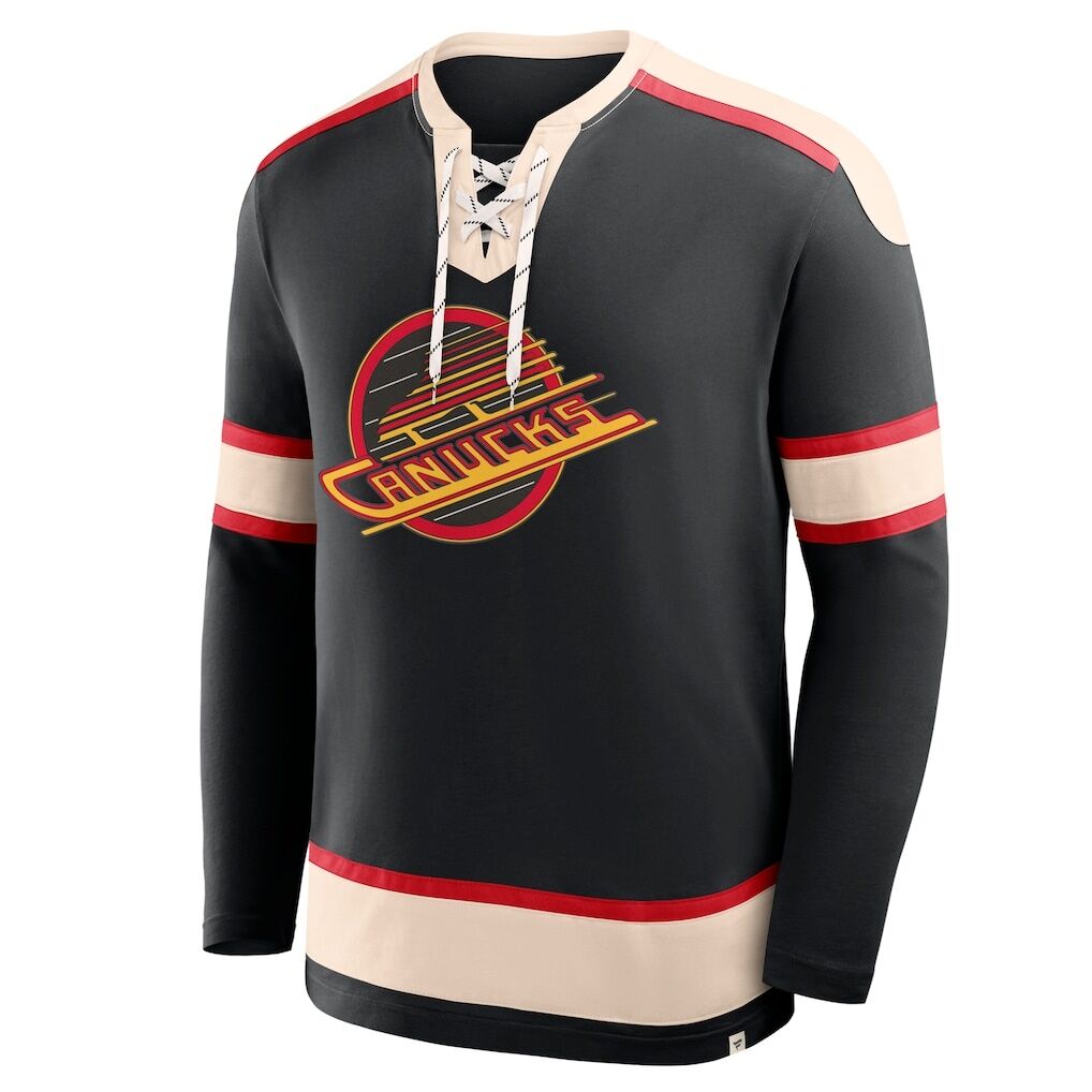 Vancouver Canucks Fashion7 Vintage Top Shelf Long Sleeve Shirt