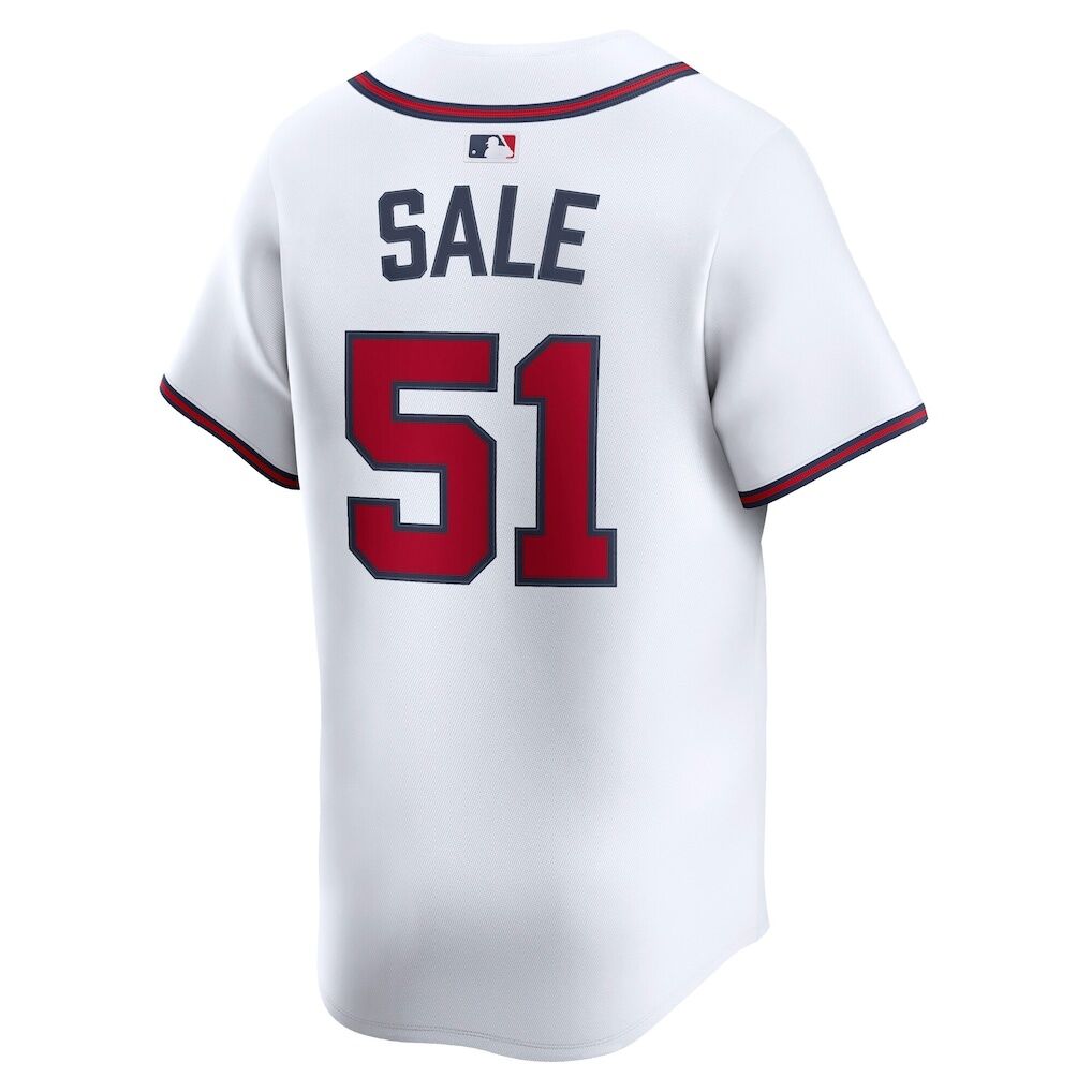 Chris Sale Atlanta Braves Nike Home Limited Player Jersey