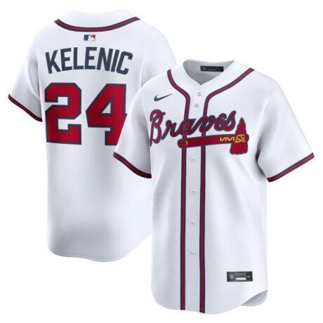 Jarred Kelenic Atlanta Braves Nike Home Limited Player Jersey - White - Front View