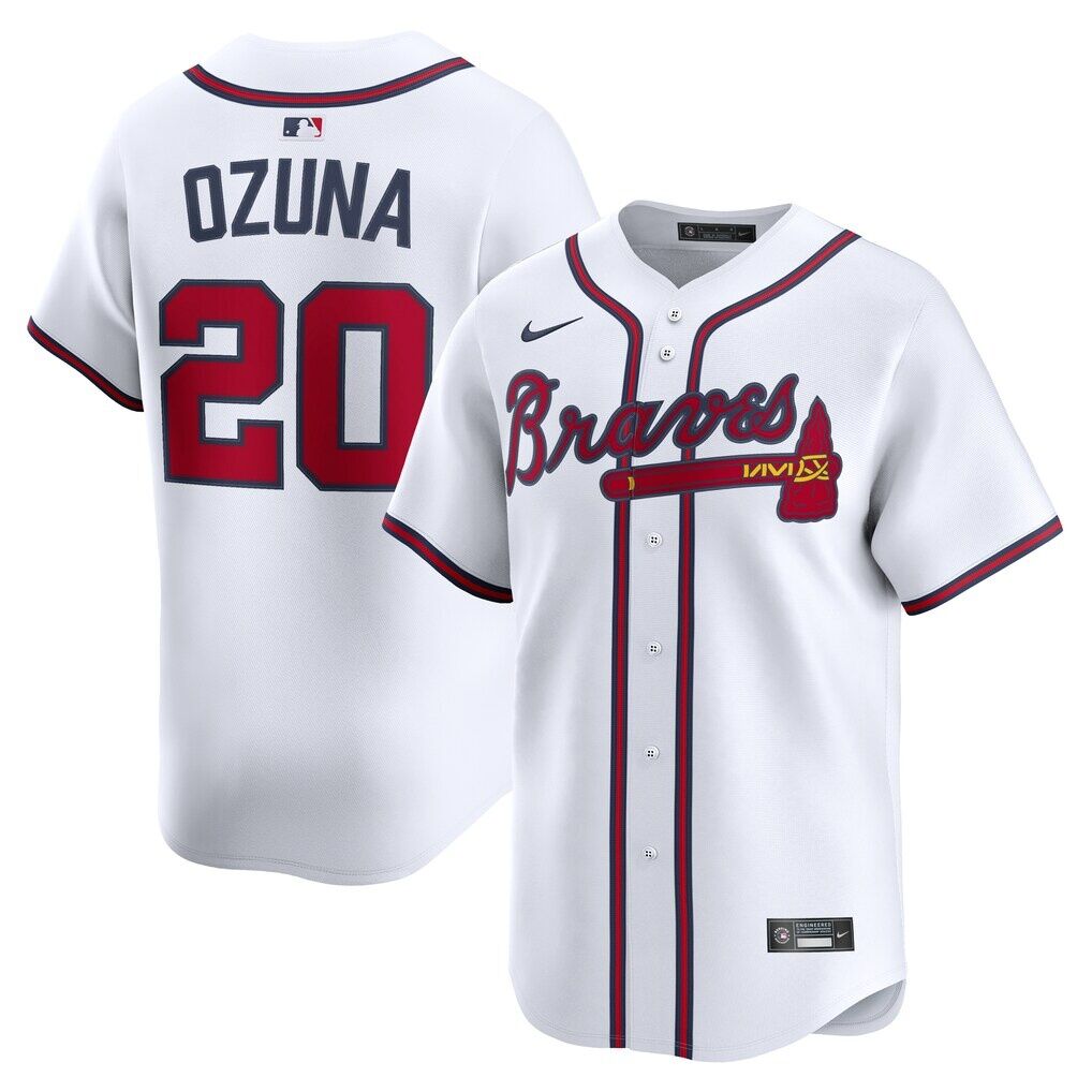 Marcell Ozuna Atlanta Braves Nike Home Limited Player Jersey