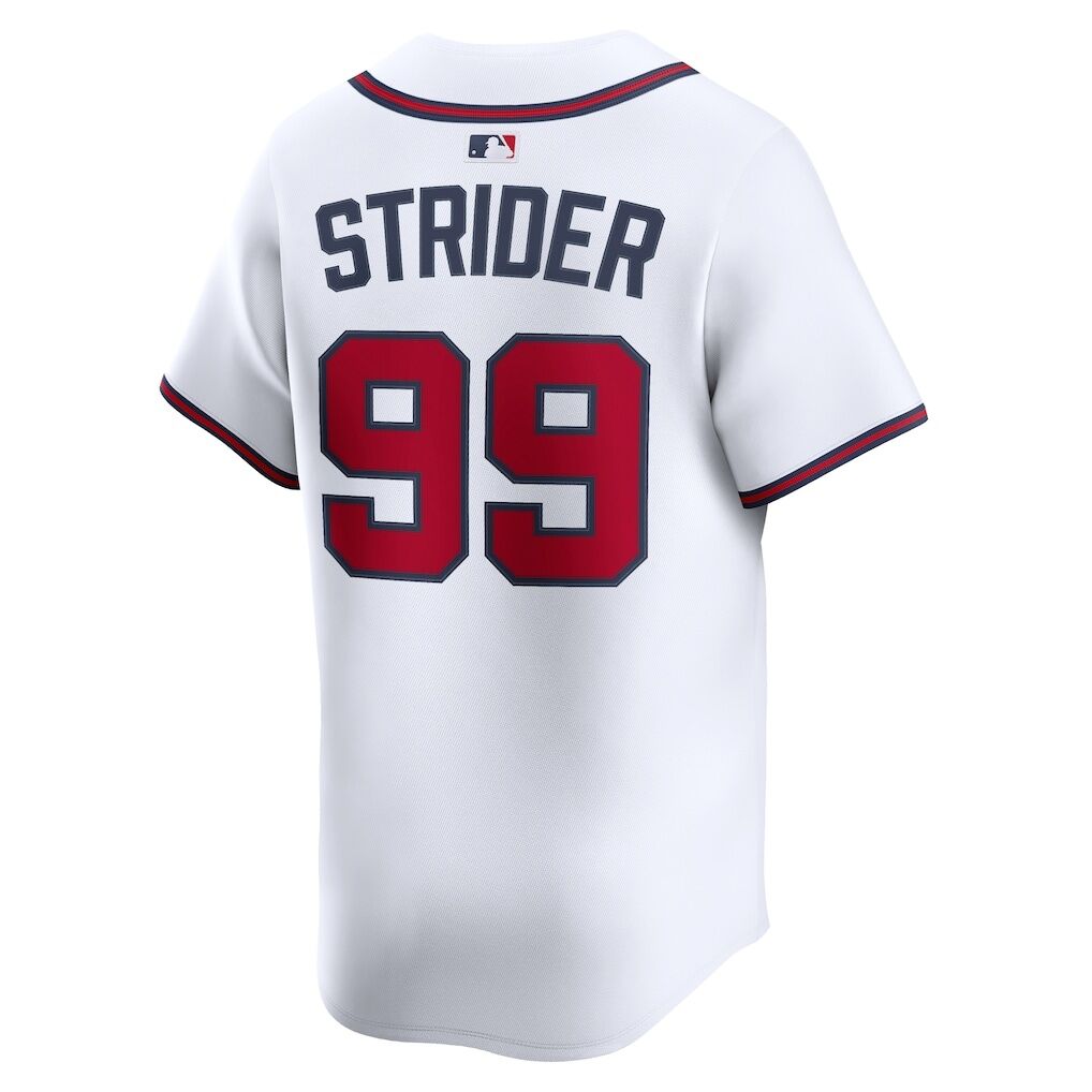 Spencer Strider Atlanta Braves Nike Home Limited Player Jersey