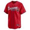 Spencer Strider Atlanta Braves Nike Alternate Limited Player Jersey - Red - Back View
