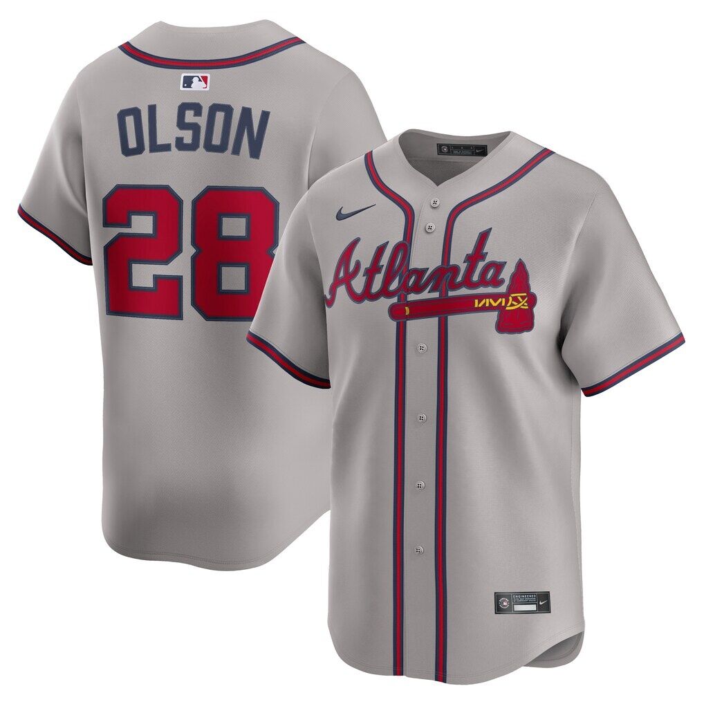 Matt Olson Atlanta Braves Nike Road Limited Player Jersey