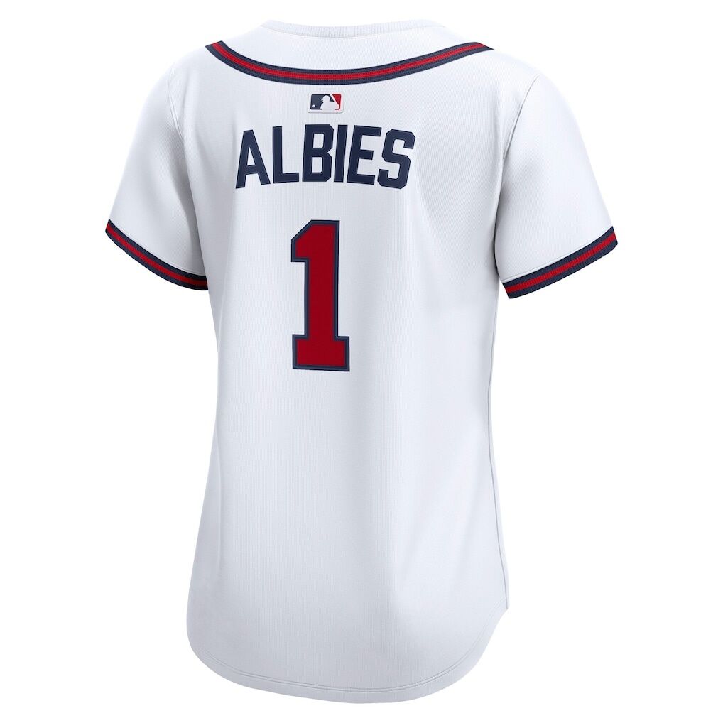 Ozzie Albies Atlanta Braves Nike Women's Home Limited Player Jersey
