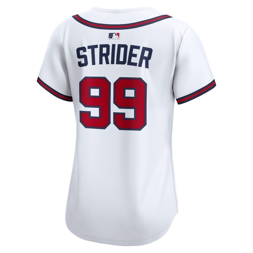 Spencer Strider Atlanta Braves Nike Women's Home Limited Player Jersey