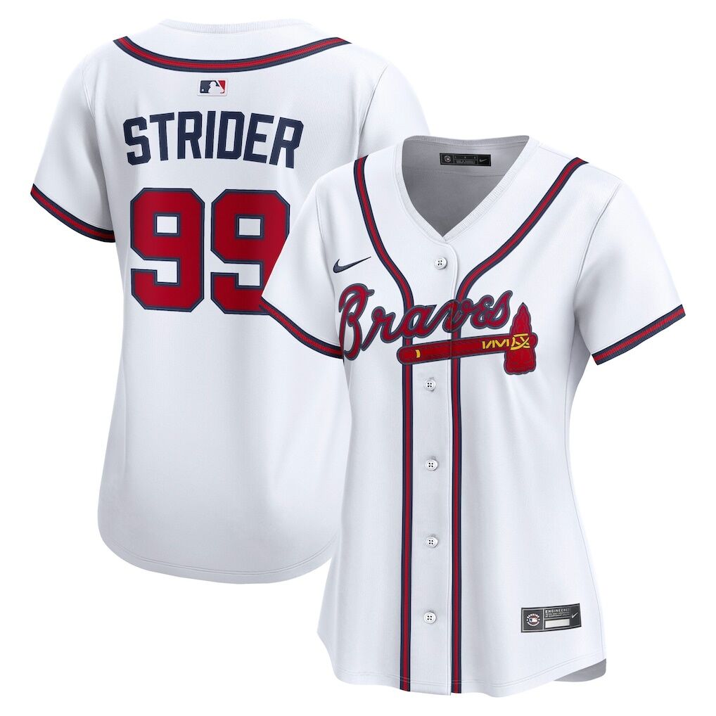 Spencer Strider Atlanta Braves Nike Women’s Home Limited Player Jersey
