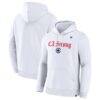 LA Clippers Fashion7 Unisex LA Strong Premium Fleece Pullover Hoodie - White - Front View