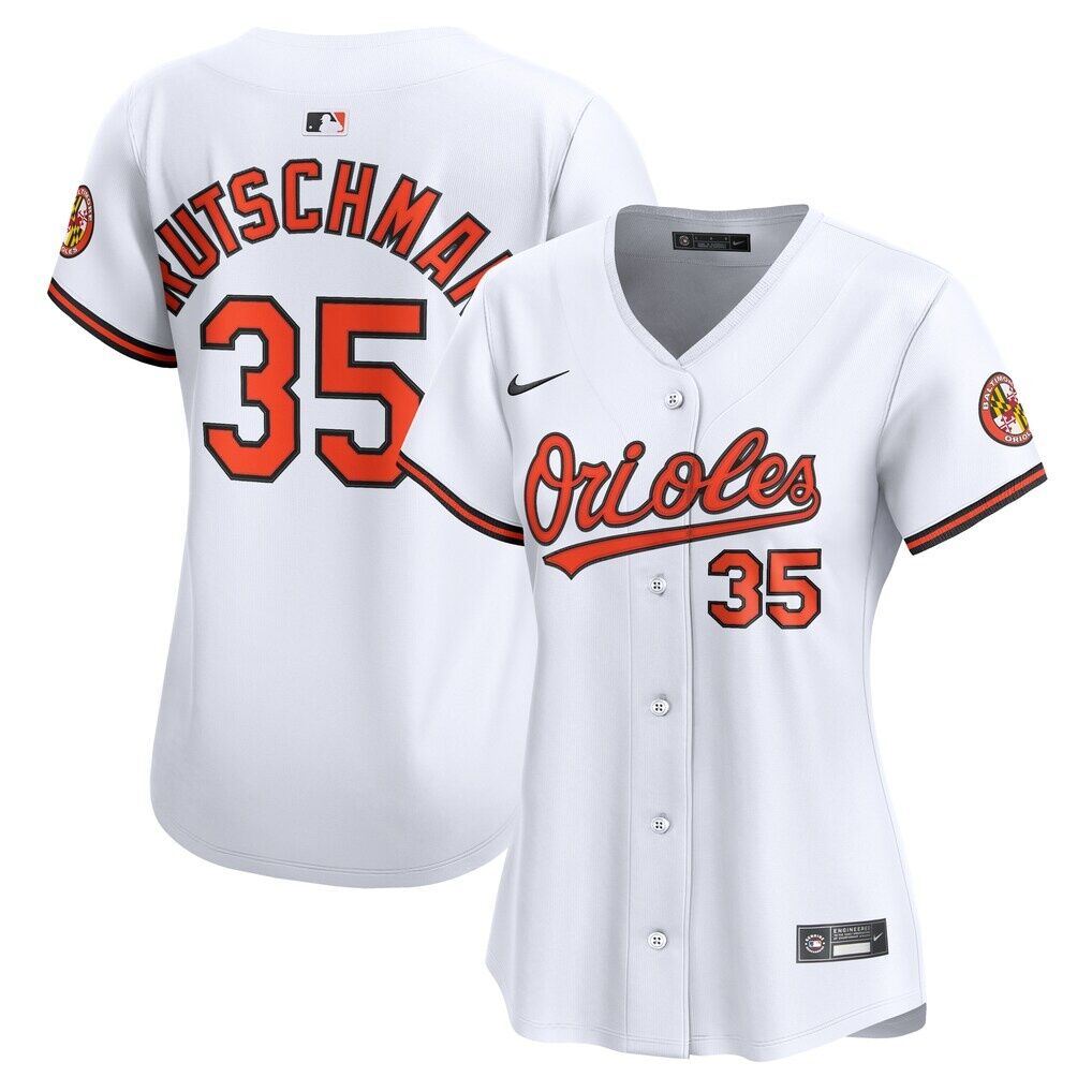 Adley Rutschman Baltimore Orioles Nike Women's Home Limited Player Jersey
