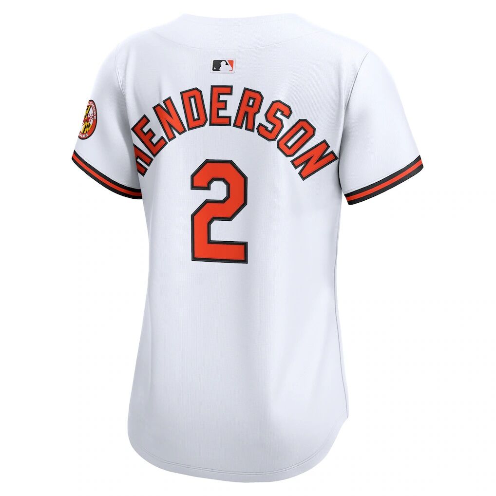 Gunnar Henderson Baltimore Orioles Nike Women's Home Limited Player Jersey