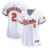 Gunnar Henderson Baltimore Orioles Nike Women's Home Limited Player Jersey - White - Front View
