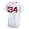 David Ortiz Boston Red Sox Nike Women's Home Limited Player Jersey - White - Detail View
