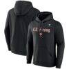 Angel City FC Fashion7 Unisex LA Strong Fleece Pullover Hoodie - Black - Front View