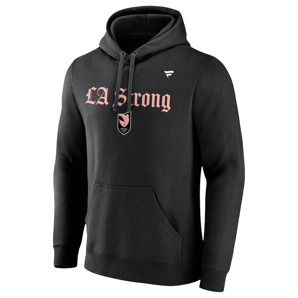 Angel City FC Fashion7 Unisex LA Strong Fleece Pullover Hoodie