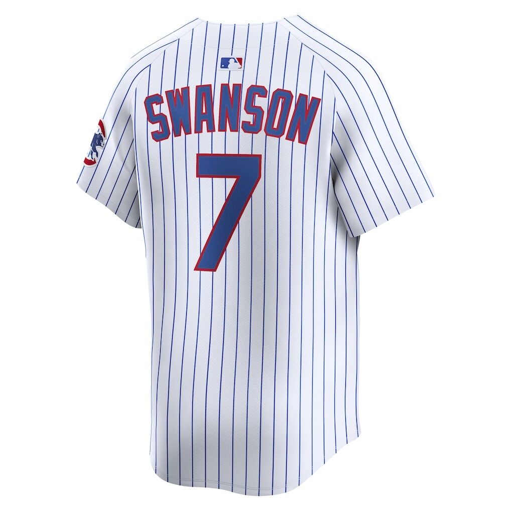 Dansby Swanson Chicago Cubs Nike Home Limited Player Jersey