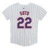 Juan Soto New York Mets Nike Preschool Home Game Jersey - White - Detail View