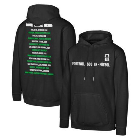 FIFA World Cup 2026 Graphic Hoodie - Black - Front View