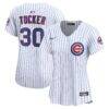 Kyle Tucker Chicago Cubs Nike Women's Home Limited Player Jersey - White - Front View