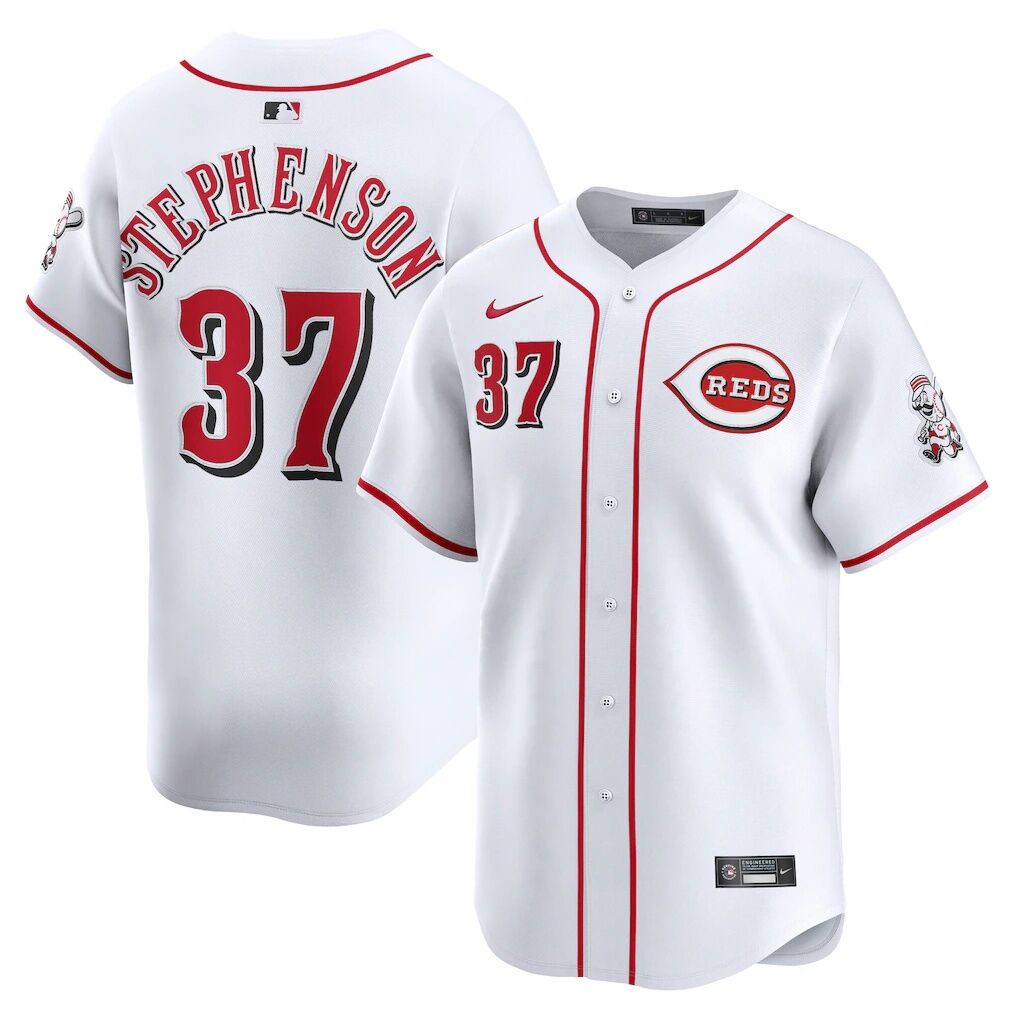 Tyler Stephenson Cincinnati Reds Nike Home Limited Player Jersey