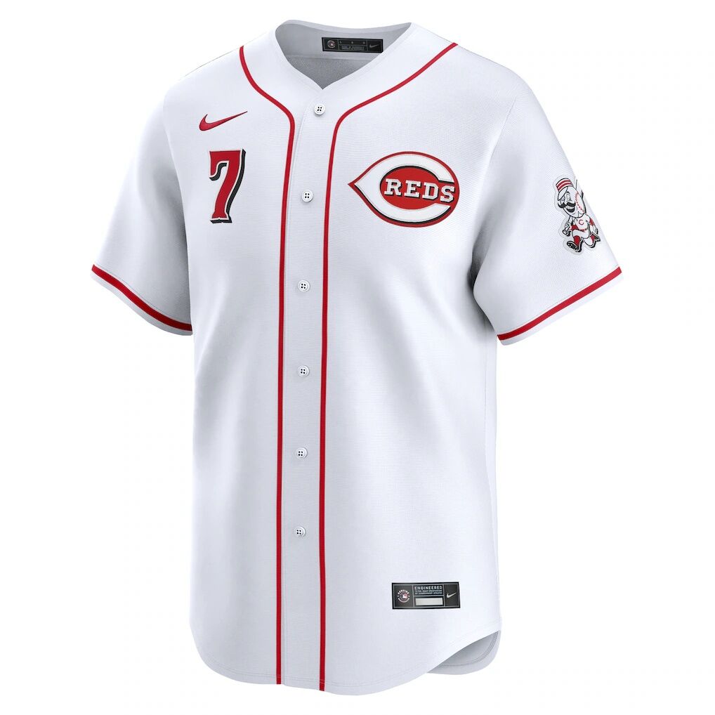 Spencer Steer Cincinnati Reds Nike Home Limited Player Jersey