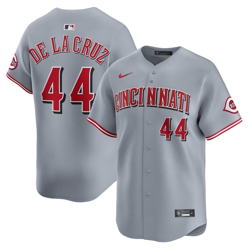Elly De La Cruz Cincinnati Reds Nike Road Limited Player Jersey