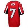 Michael Vick Atlanta Falcons Mitchell & Ness Youth 2003 Legacy Retired Player Jersey - Red - Detail View