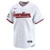 Triston McKenzie Cleveland Guardians Nike Home Limited Player Jersey - White - Side View