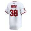 Steven Kwan Cleveland Guardians Nike Home Limited Player Jersey - White - Detail View