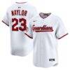 Bo Naylor Cleveland Guardians Nike Home Limited Player Jersey - White - Front View