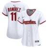 José Ramírez Cleveland Guardians Nike Women's Home Limited Player Jersey - White - Front View