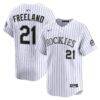 Kyle Freeland Colorado Rockies Nike Home Limited Player Jersey - White - Front View
