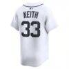 Colt Keith Detroit Tigers Nike Home Limited Player Jersey - White - Detail View