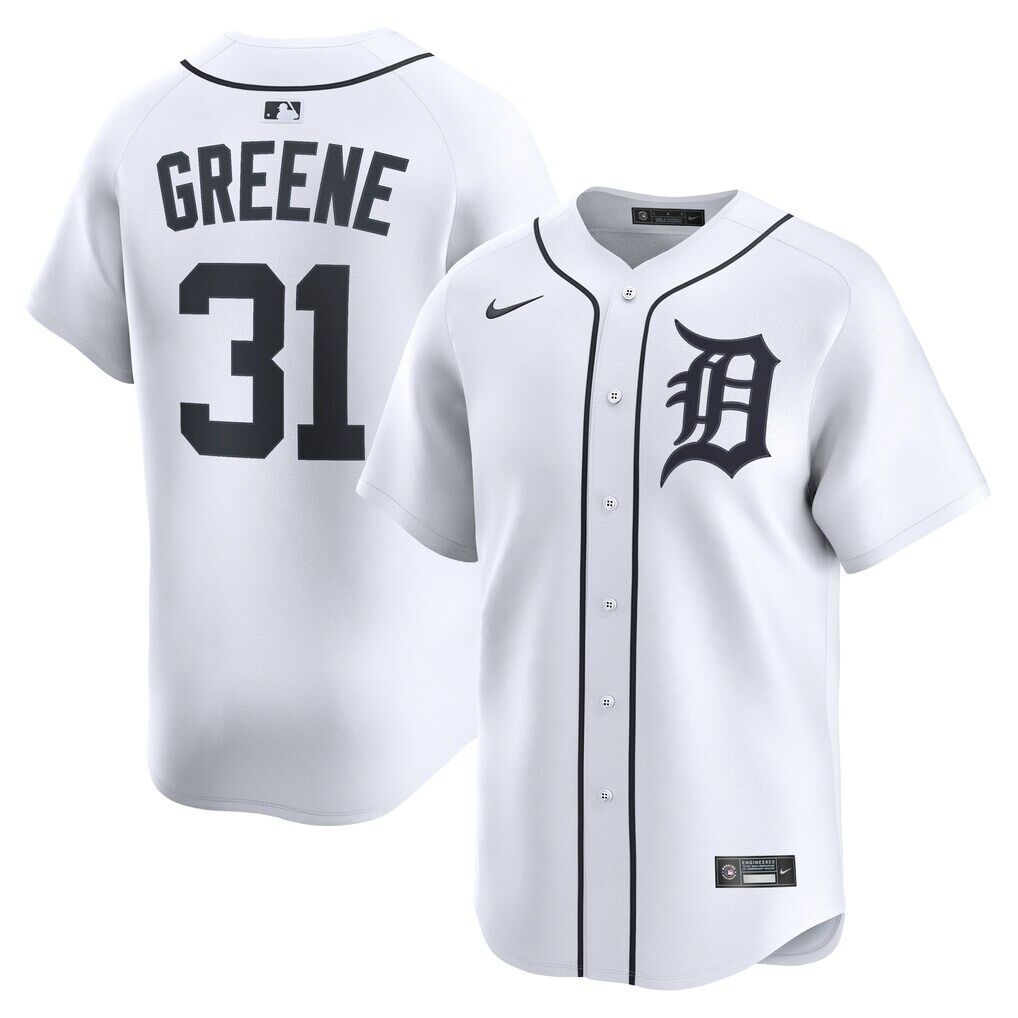 Riley Greene Detroit Tigers Nike Home Limited Player Jersey